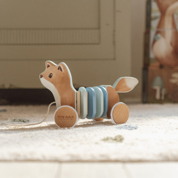 Pull-along wood Fox - Forest Friends FSC